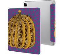 Étui Pour Ipad Pro 2021 Yayoi Kusama 12,9 Pouces, Type Ordinateur Portable, Support À Trois Volets Avec Porte-Stylo, Veille/Réveil Automatique