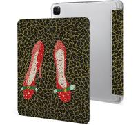 Étui Pour Ipad Pro 2021 Yayoi Kusama 12,9 Pouces, Type Ordinateur Portable, Support À Trois Volets Avec Porte-Stylo, Veille/Réveil Automatique