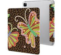 Étui Pour Ipad Pro 2021 Yayoi Kusama 12,9 Pouces, Type Ordinateur Portable, Support À Trois Volets Avec Porte-Stylo, Veille/Réveil Automatique