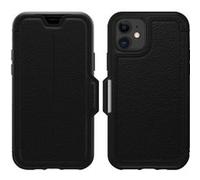 Étui pour iPhone 11 Cuir Vachette Porte cartes résistant Strada Via OtterBox Noir Noir G