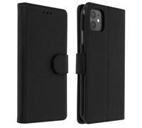 Avizar Étui pour iPhone 11 Housse Intégrale Porte-cartes Fonction Support Noir