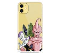 Étui pour iPhone 11 officiel Dragon Ball Dragon Ball Z Villanos pour protéger votre mobile. Coque pour Apple en silicone souple avec licence officielle Dragon Ball