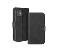 Etui pour iPhone 11 Portefeuille Clapet Support Vidéo Noir