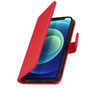 Étui de protection - AVIZAR - Apple iPhone 12 Mini - Rouge - Porte-carte - Support vidéo