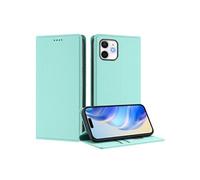 Etui pour iPhone 12 Mini Ferme de fermeture magnétique Slim RFID Blocking Wallef Téléphone avec des emplacements de carte compatibles avec iPhone 12
