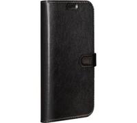 Étui pour iPhone 13 Folio Wallet Fermeture avec Languette Aimantée Noir