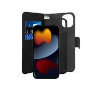 Etui pour iPhone 13 mini Folio 2 en 1 avec Coque Magnétique et Porte-cartes Noir