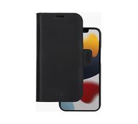 Étui pour iPhone 13 Pro Folio 2 en 1 Modèle Lynge en Cuir avec Porte-Cartes Noir