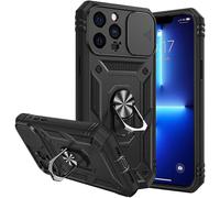 Etui pour Iphone 13 Pro Max Stand Case with Slide Camera Cover-Noir