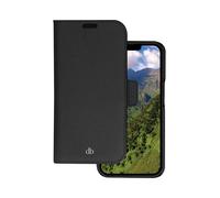 New York - Etui à rabat pour téléphone portable - cuir durable pleine fleur grainé - noir nuit - pour Apple iPhone 14