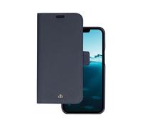 dbramante1928 Étui portefeuille New York cuir pleine fleur grainé Bleu Pacifique iPhone 14 Pro 6,1"