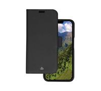 New York - Etui à rabat pour téléphone portable - cuir durable pleine fleur grainé - noir nuit - pour Apple iPhone 14 Pro