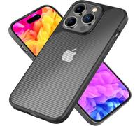 Étui pour iPhone 14 Pro - Look Carbon Case Semi-transparent Mat Translucide