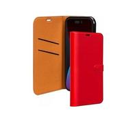 Etui pour iPhone 14 Pro Max Folio Wallet avec Languette Aimantée Rouge