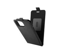 Etui pour iPhone 15 Clapet Vertical avec Porte-carte Noir