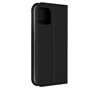 Étui pour iPhone 15 Plus Clapet Porte-carte Support Vidéo Noir
