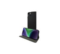Etui pour iPhone 15 Plus Edition Folio Stand avec Emplacement de Cartes Noir