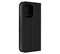 Etui pour iPhone 15 Pro Clapet Porte-carte Support Vidéo Noir