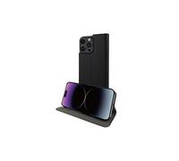 Étui pour iPhone 15 Pro Max Édition Folio Stand avec Emplacement de Cartes Noir