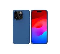 Etui pour iPhone 15 Pro - Super Frosted Shield Pro - Bleu