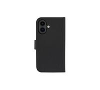 19twenty8 Coque folio magnétique MagSafe Lynge iPhone 16 cuir, fonction stand, noir
