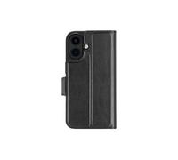dbramante1928 Étui Folio Oslo Pro iPhone 16 Cuir vegan Emplacement cartes Certifié GRS Noir