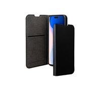 Etui pour iPhone 16 Folio Wallet avec Fonction Support Noir