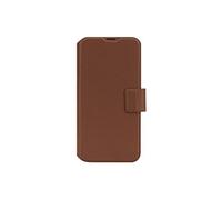 DECODED Étui portefeuille amovible 2 en 1 en cuir pour iPhone 16 Plus, compatible MagSafe, cuir ECCO véritable de qualité supérieure, coque de protection intégrale, bords surélevés pour protéger
