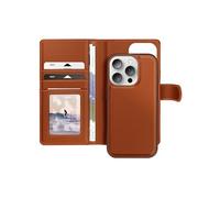 Mayaxess Étui pour iPhone 16 Pro Coque Détachable Marron