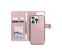 Etui pour iPhone 16 Pro Coque Détachable Rose champagne