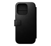 Nomad Coque Portefeuille Moderne en Cuir iPhone 16 Pro - Noir - NM01680185