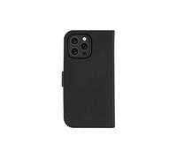 Etui pour iPhone 16 Pro Max Compatible MagSafe Folio 2 en 1 Modèle Lynge Noir
