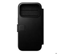 Etui Portefeuille iPhone 18 Pro Cuir MagSafe Qi2 Antichoc Noir