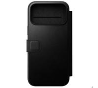 Étui pour iPhone 18 Pro Max en Cuir Compatible MagSafe et Qi2 Antichoc Nomad Noir