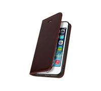 Etui pour iPhone 5 / 5S / SE en cuir veritable et finition surpiqué Marron