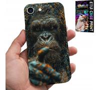 Étui Pour Iphone 7 / 8 / Se2 - Monkey, Singe, Gorilla, Animaux + Verre