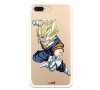 Étui pour iPhone 7 Plus - iPhone 8 Plus officiel Dragon Ball Vegeto Super Saiyan pour protéger votre téléphone. Coque pour Apple en silicone souple avec licence officielle Dragon Ball