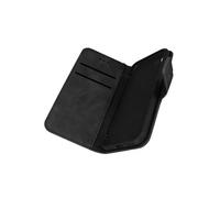 Etui pour iPhone SE 2022 / 2020 et 8 / 7 Effet Daim Support Vidéo Forcell Noir