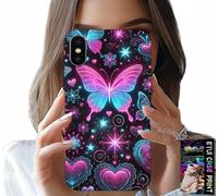 Étui Pour Iphone X / Xs - Étui Coloré Papillon Cœur Fashion Designs