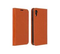 Etui pour iPhone XR Housse Cuir Portefeuille Fonction Support Camel