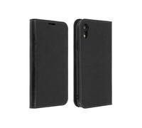 Etui pour iPhone XR Housse Cuir Portefeuille Fonction Support Noir