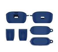 Etui pour JBL Vibe Buds, étui de Protection en Silicone Souple, Housse d'écouteurs Anti-Rayures et Anti-Chocs, étui de Protection pour écouteurs Anti-poussière (Bleu)