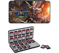 Étui pour Jeux Switch,Boîte de Rangement pour Cartouches de Jeux Nintendo Switch,Boîtier Housse de Protection Portable avec 24 Support des NS Jeux Cartes Organisateur Conteneur.[K36]