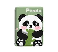 Étui pour Kindle 10e génération - Étui mince et léger avec mise en veille et réveil automatiques pour Amazon Kindle E-reader 6" Display, 10th Generation 2019 Release, panda mignon mangeant du