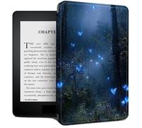 Étui pour Kindle Cover pour E Book Protective, Étui pour Kindle Paperwhite 6Ème/7Ème Génération (Version 2012/2013/2015/2017) - Housse avec Veille/Réveil - Papillon De La Jungle