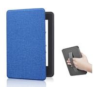Étui pour Kindle Paperwhite 12e génération 2024 de 7 Pouces et Kindle Colorsoft Signature Edition, Mise en Veille Automatique, dragonne pour Kindle Paperwhite 12e génération 2024 (Bleu)