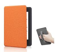 Étui pour Kindle Paperwhite 12e génération 2024 de 7 Pouces et Kindle Colorsoft Signature Edition, Mise en Veille Automatique, dragonne pour Kindle Paperwhite 12e génération 2024 (Orange)
