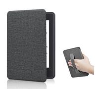 Étui pour Kindle Paperwhite 12e génération 2024 de 7 Pouces et Kindle Colorsoft Signature Edition, Mise en Veille Automatique, dragonne pour Kindle Paperwhite 12e génération 2024 (Noir)