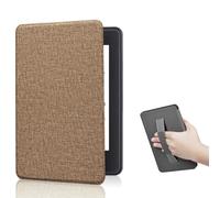 Étui pour Kindle Paperwhite 12e génération 2024 de 7 Pouces et Kindle Colorsoft Signature Edition, Mise en Veille Automatique, dragonne pour Kindle Paperwhite 12e génération 2024 (Or)