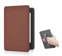 Étui pour Kindle Paperwhite 12e génération 2024 de 7 Pouces et Kindle Colorsoft Signature Edition, Mise en Veille Automatique, dragonne pour Kindle Paperwhite 12e génération 2024 (Brun)